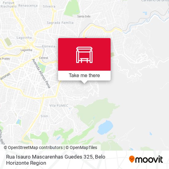 Rua Isauro Mascarenhas Guedes 325 map