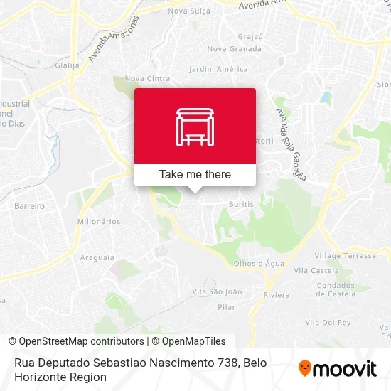 Rua Deputado Sebastiao Nascimento 738 map