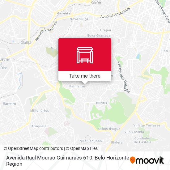 Avenida Raul Mourao Guimaraes 610 map