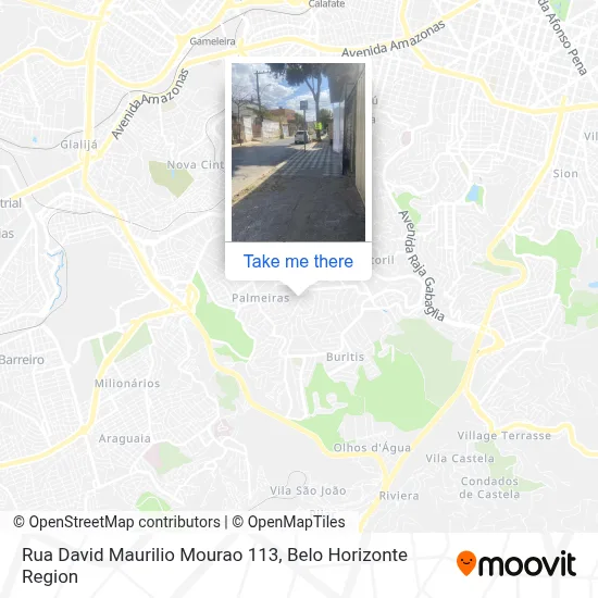 Rua David Maurilio Mourao 113 map