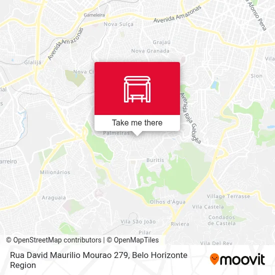 Rua David Maurilio Mourao 279 map
