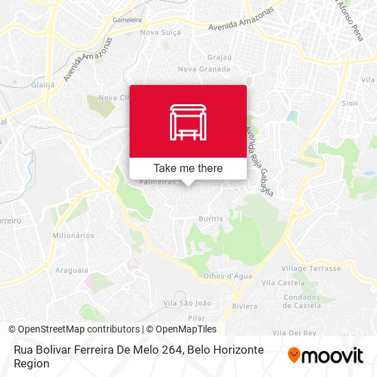Rua Bolivar Ferreira De Melo 264 map