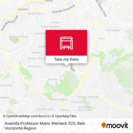 Avenida Professor Mario Werneck 520 map