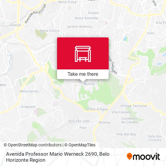 Avenida Professor Mario Werneck 2690 map