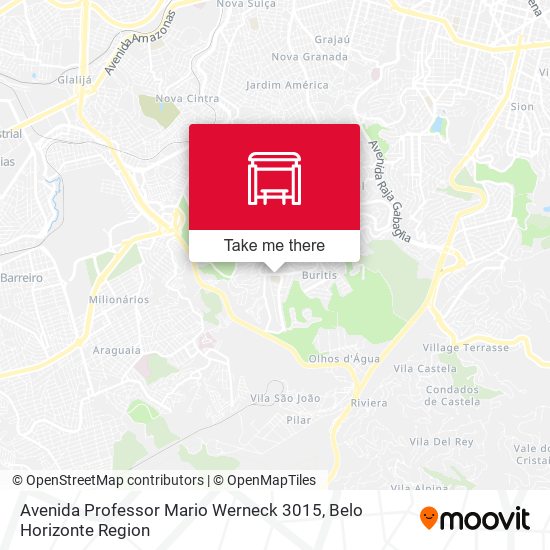 Avenida Professor Mario Werneck 3015 map