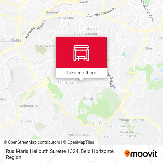 Rua Maria Heilbuth Surette 1324 map