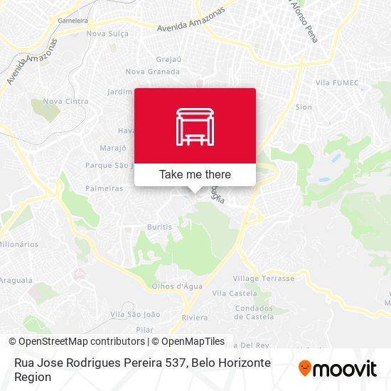 Rua Jose Rodrigues Pereira 537 map
