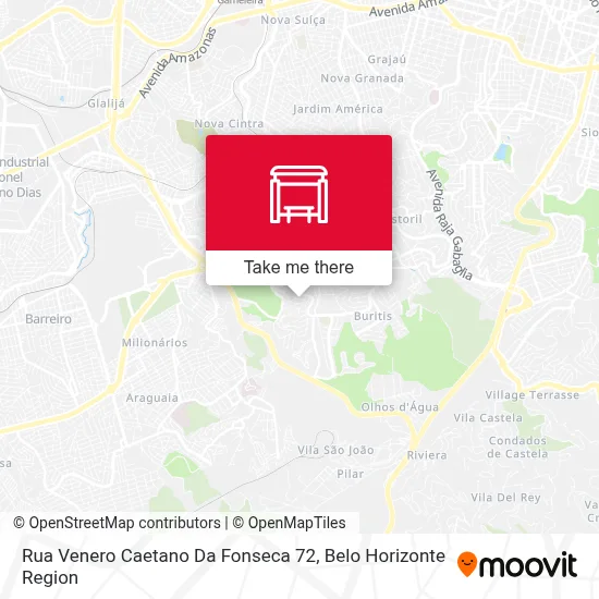 Rua Venero Caetano Da Fonseca 72 map