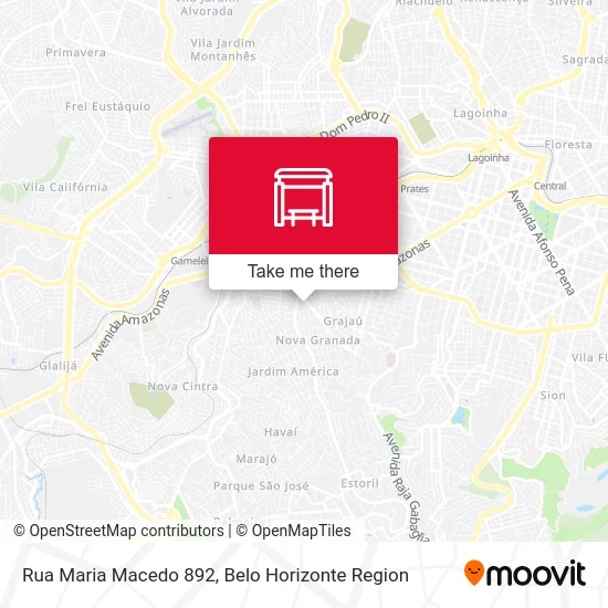Rua Maria Macedo 892 map