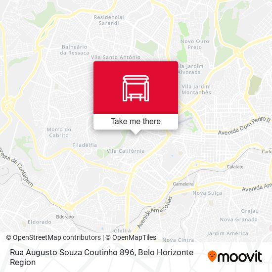 Rua Augusto Souza Coutinho 896 map