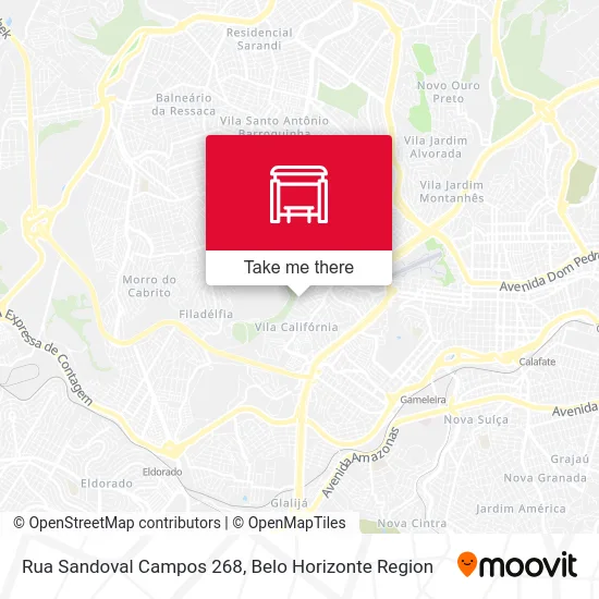 Rua Sandoval Campos 268 map