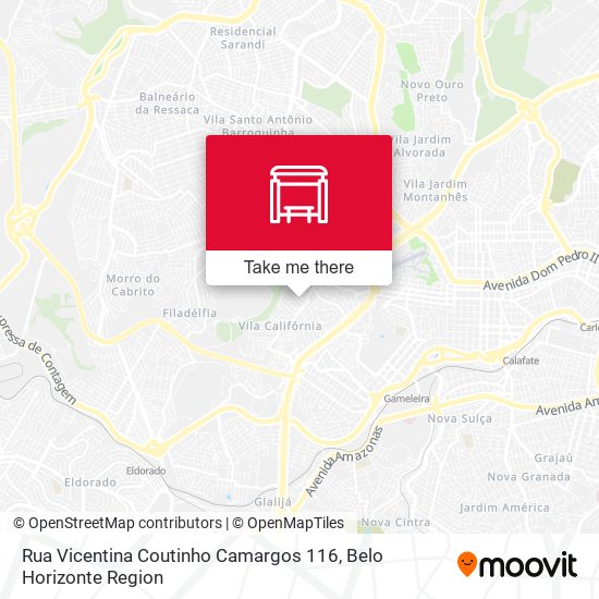 Rua Vicentina Coutinho Camargos 116 map