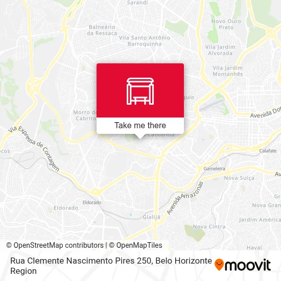 Rua Clemente Nascimento Pires 250 map