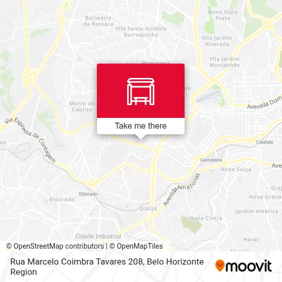 Rua Marcelo Coimbra Tavares 208 map