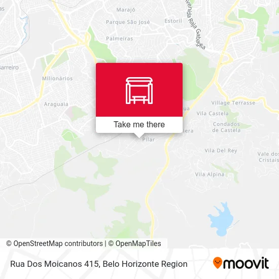 Rua Dos Moicanos 415 map