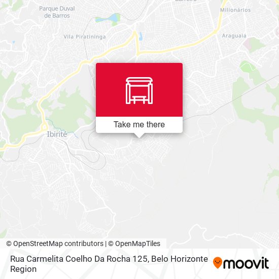 Mapa Rua Carmelita Coelho Da Rocha 125