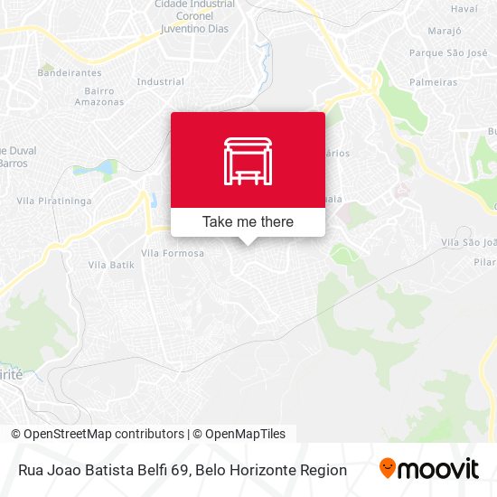Rua Joao Batista Belfi 69 map