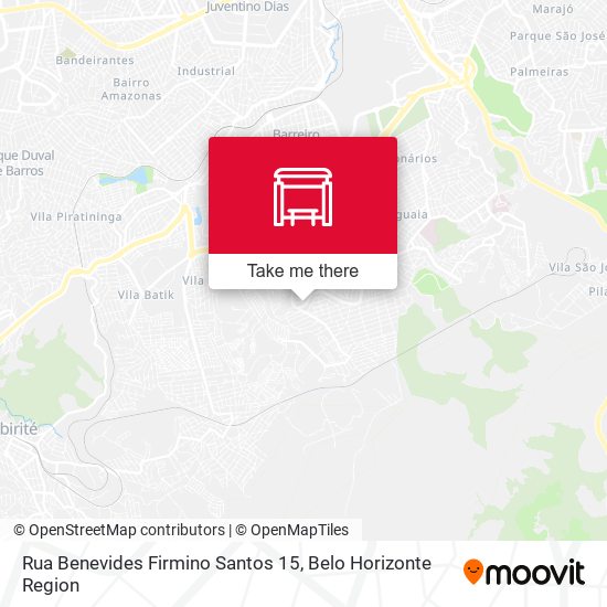 Rua Benevides Firmino Santos 15 map