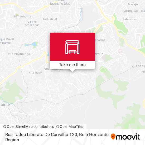 Rua Tadeu Liberato De Carvalho 120 map