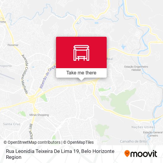 Mapa Rua Leonidia Teixeira De Lima 19