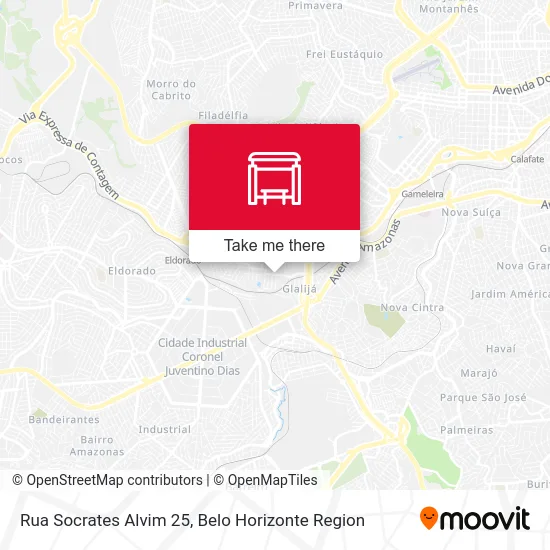 Rua Socrates Alvim 25 map