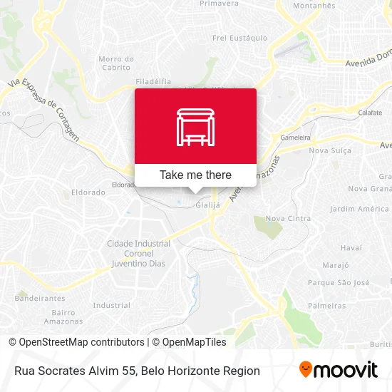 Rua Socrates Alvim 55 map