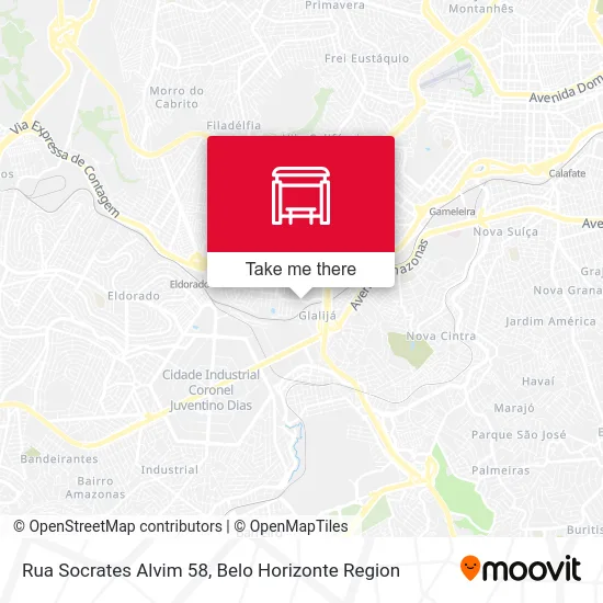 Rua Socrates Alvim 58 map