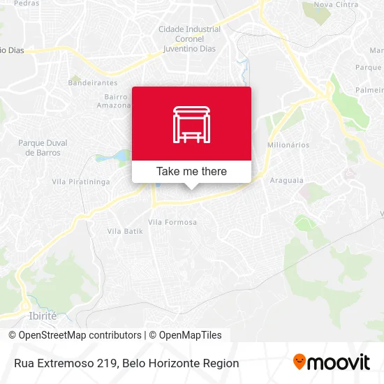 Rua Extremoso 219 map