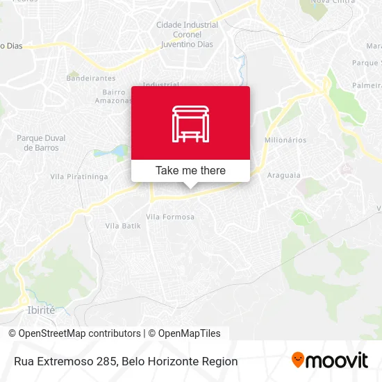 Rua Extremoso 285 map