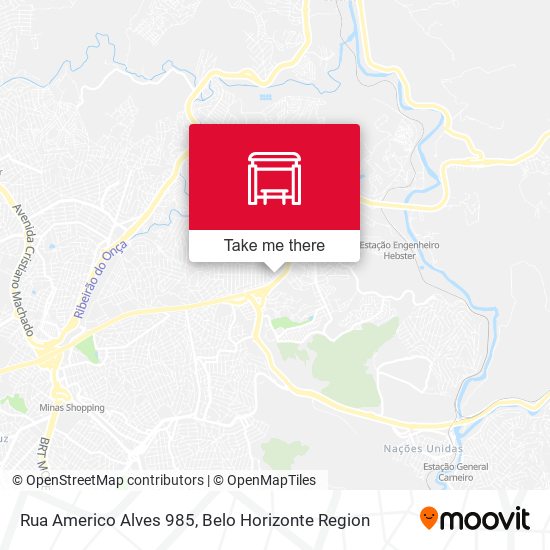 Rua Americo Alves 985 map