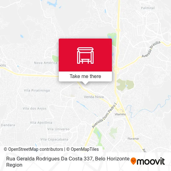 Rua Geralda Rodrigues Da Costa 337 map
