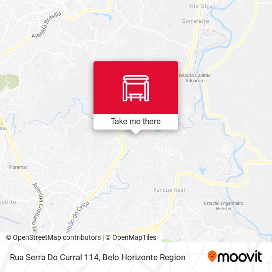 Rua Serra Do Curral 114 map