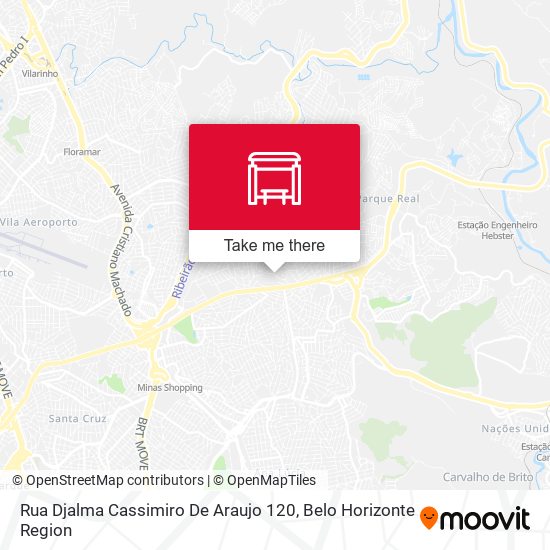 Rua Djalma Cassimiro De Araujo 120 map
