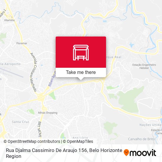 Rua Djalma Cassimiro De Araujo 156 map