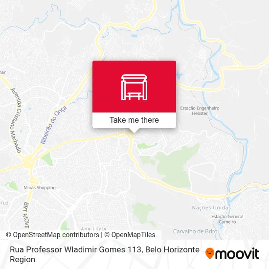 Rua Professor Wladimir Gomes 113 map