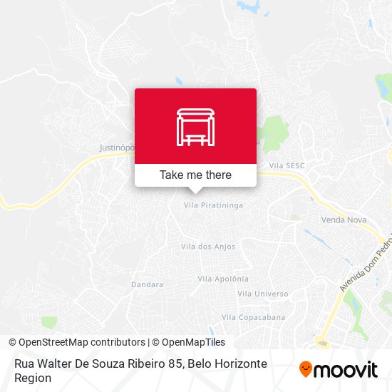 Rua Walter De Souza Ribeiro 85 map