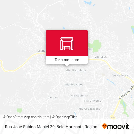 Rua Jose Sabino Maciel 20 map