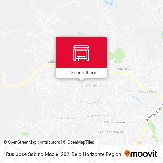 Rua Jose Sabino Maciel 202 map