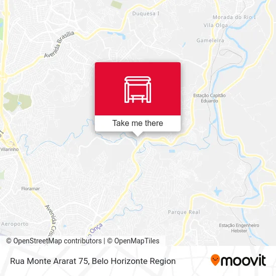 Rua Monte Ararat 75 map