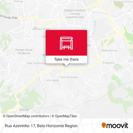 Rua Azevinho 17 map