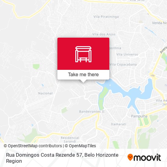 Rua Domingos Costa Rezende 57 map