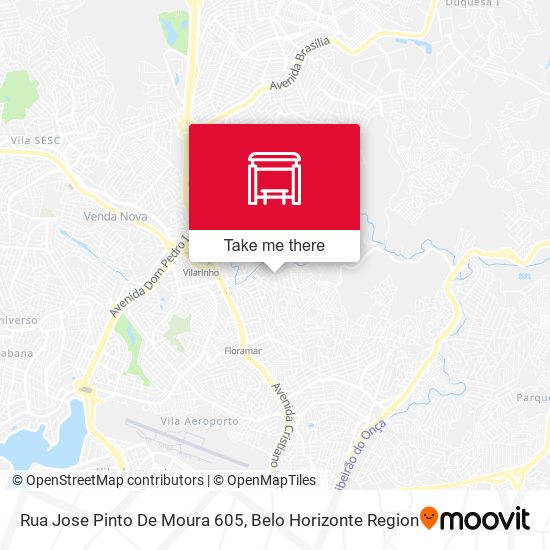 Rua Jose Pinto De Moura 605 map