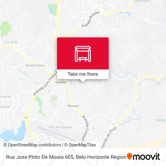 Rua Jose Pinto De Moura 605 map