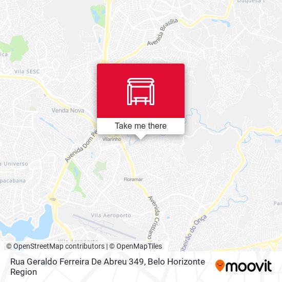 Rua Geraldo Ferreira De Abreu 349 map