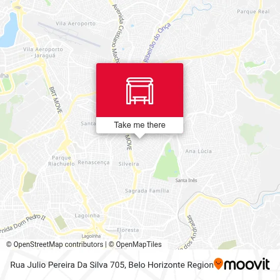 Rua Julio Pereira Da Silva 705 map