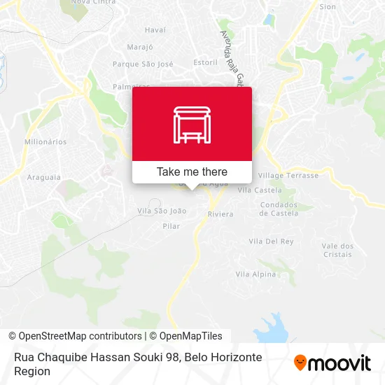 Rua Chaquibe Hassan Souki 98 map