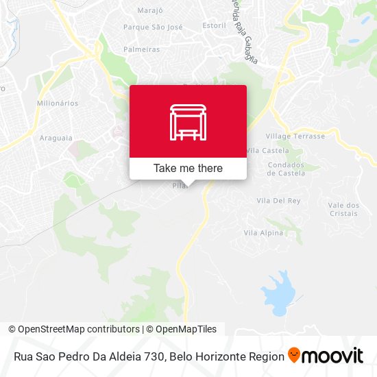 Rua Sao Pedro Da Aldeia 730 map