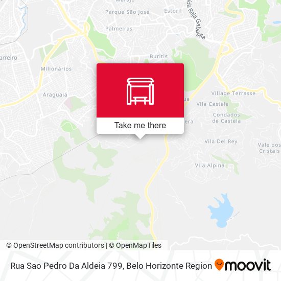 Rua Sao Pedro Da Aldeia 799 map