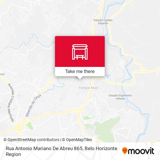 Rua Antonio Mariano De Abreu 865 map