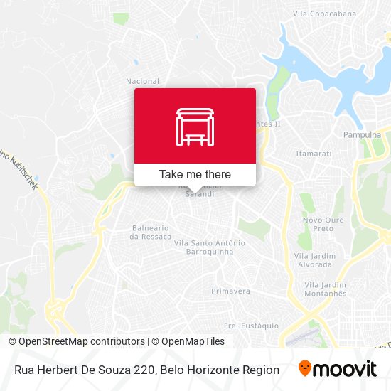 Mapa Rua Herbert De Souza 220